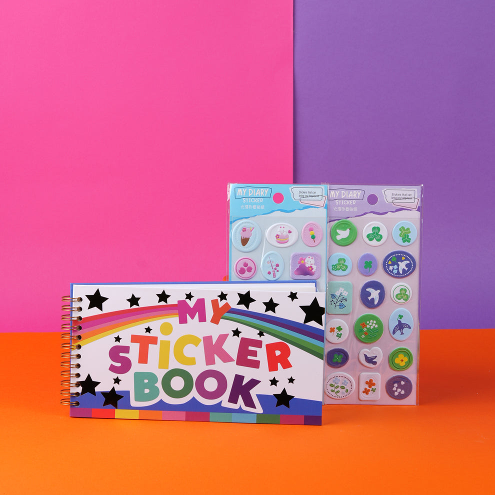 Stickers book – Glitter